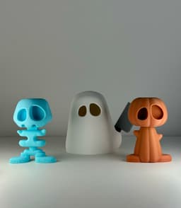 Hidden Pumkin / Skeleton Ghost Toy - Halloween 3d model