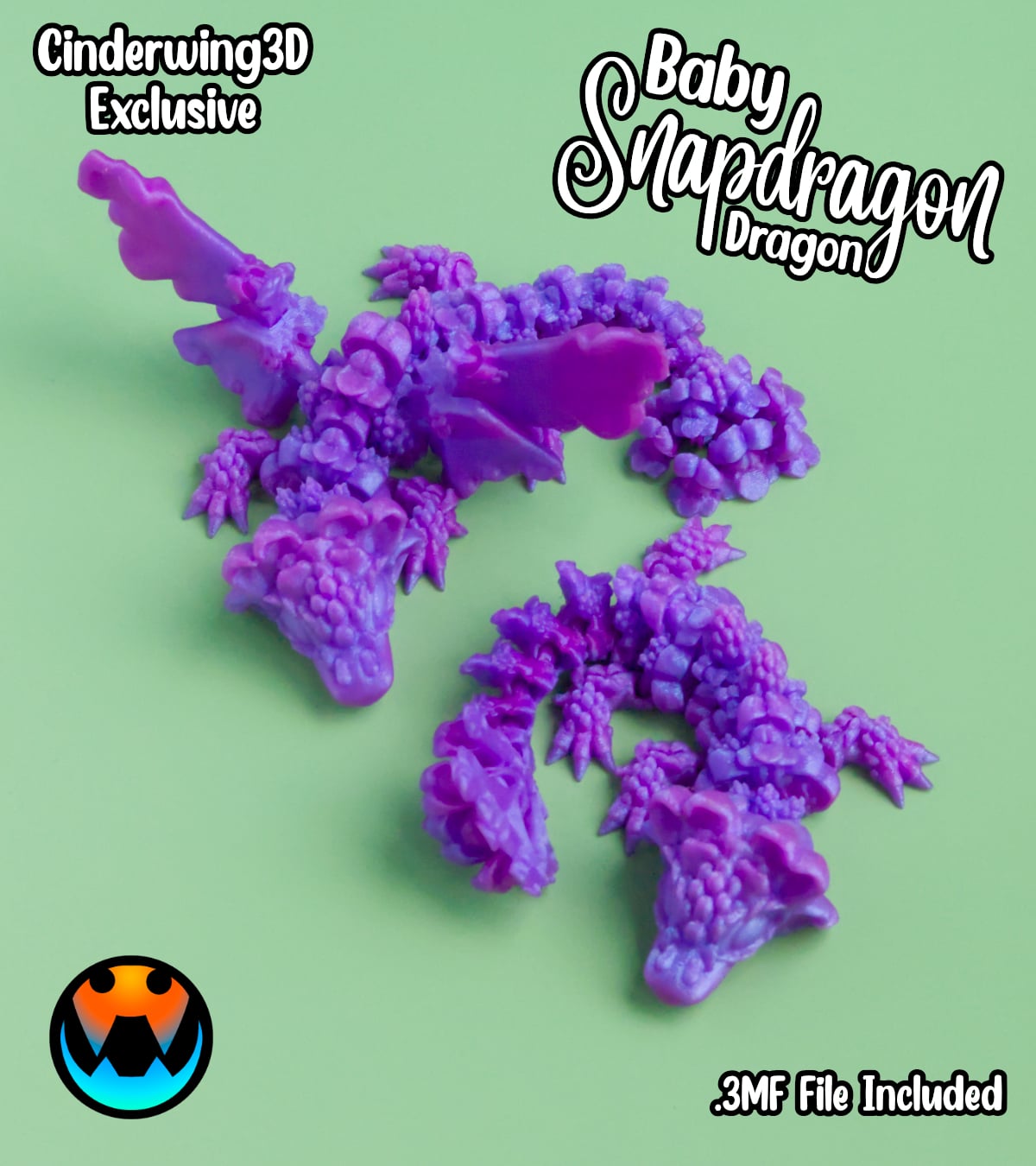 Baby Snapdragon Dragon 3d model