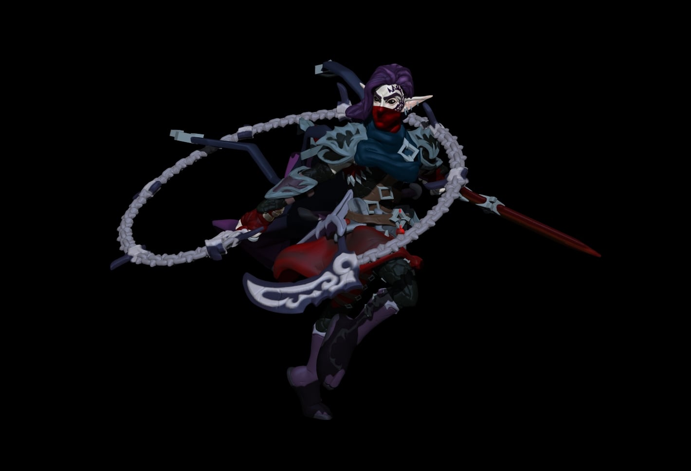 Morivan_Moonstone-Shadar_Kai-Rogue 3d model