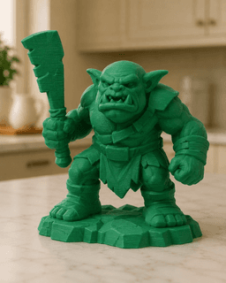 Orc Brute with Cleaver STL 3d model
