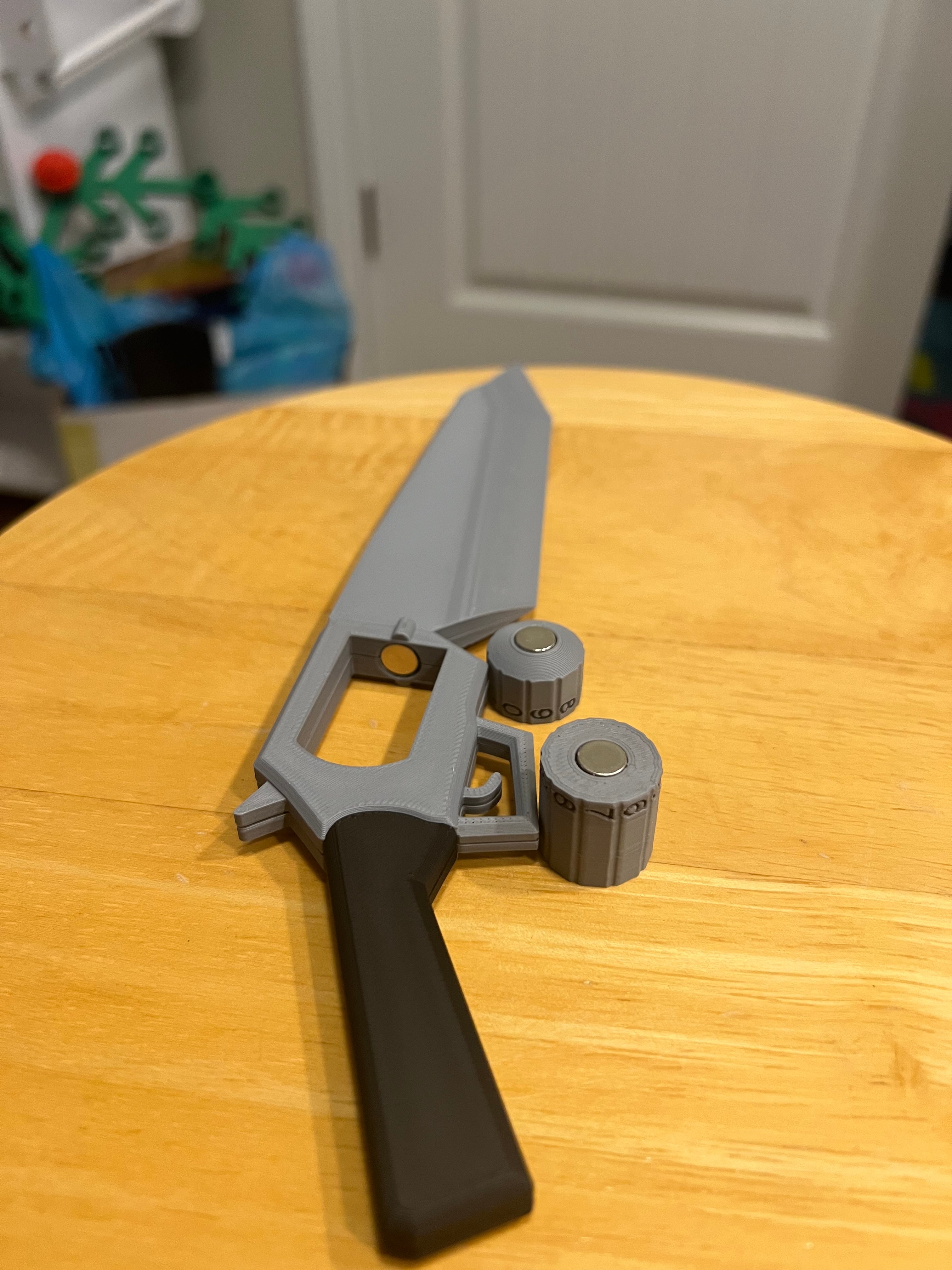 Final Fantasy MTG Gunblade Life Counter 3d model