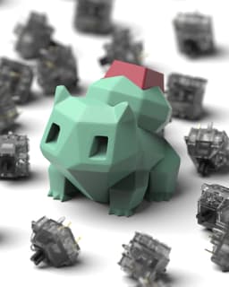 Bulbasaur - Keyboard clicker 3d model