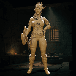 Karlach the Tiefling v2 3d model