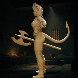Karlach the Tiefling v2 3d model