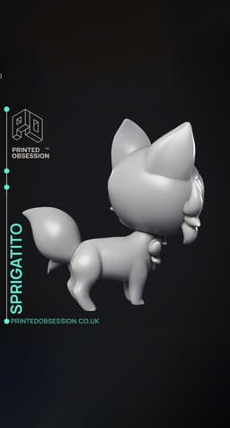 Sprigatito - Pokemon - Fan Art 3d model