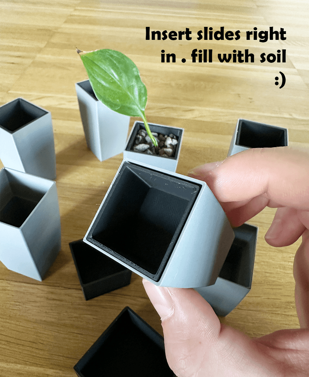 Miniature Planter 1/12 scale 3d model