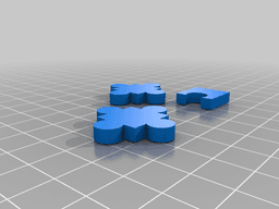 mushrooms multicolor for monoextruder 3d model