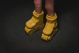 Inline Finger Skates - Print in place 3d model