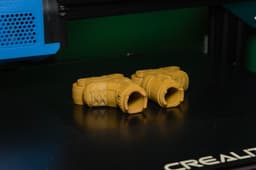 Inline Finger Skates - Print in place 3d model
