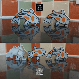 Koi Mechanical Switch Fidget Clicker 3d model
