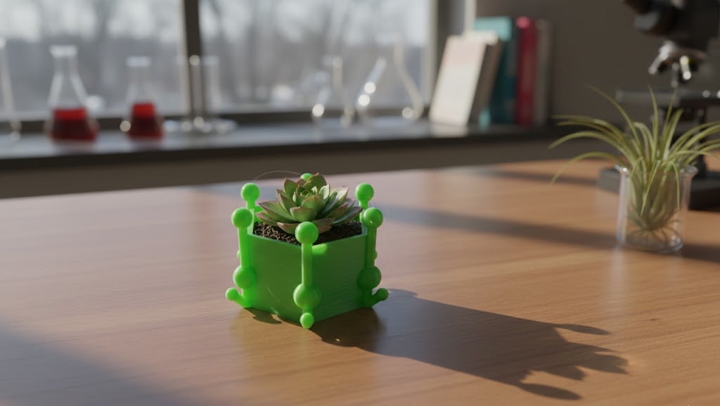 Atomic Bloom Vessel 3d model