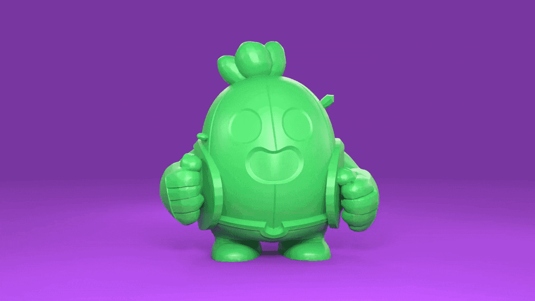 Spike (Original) - Brawl Stars 3d model