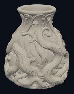 Petite Bonsai Root Vase 3d model