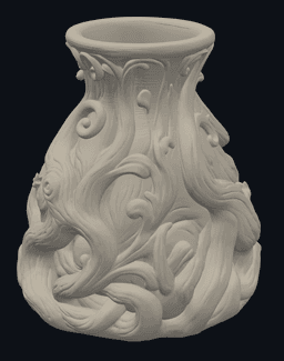 Petite Bonsai Root Vase 3d model