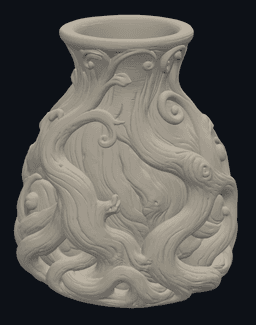 Petite Bonsai Root Vase 3d model