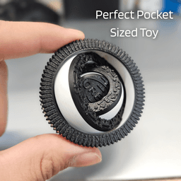 Oreo Gyro Fidget - Pocket Sized Fidget Toy 3d model