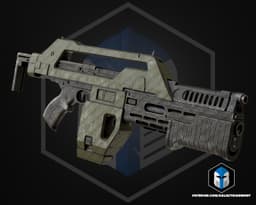 Aliens M41A Pulse Rifle - 3D Print Files 3d model