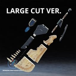 Jaw Blade 3D Printer STL File 3d model