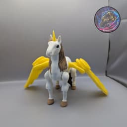 Flexi Allicorn + Horse variations 3d model