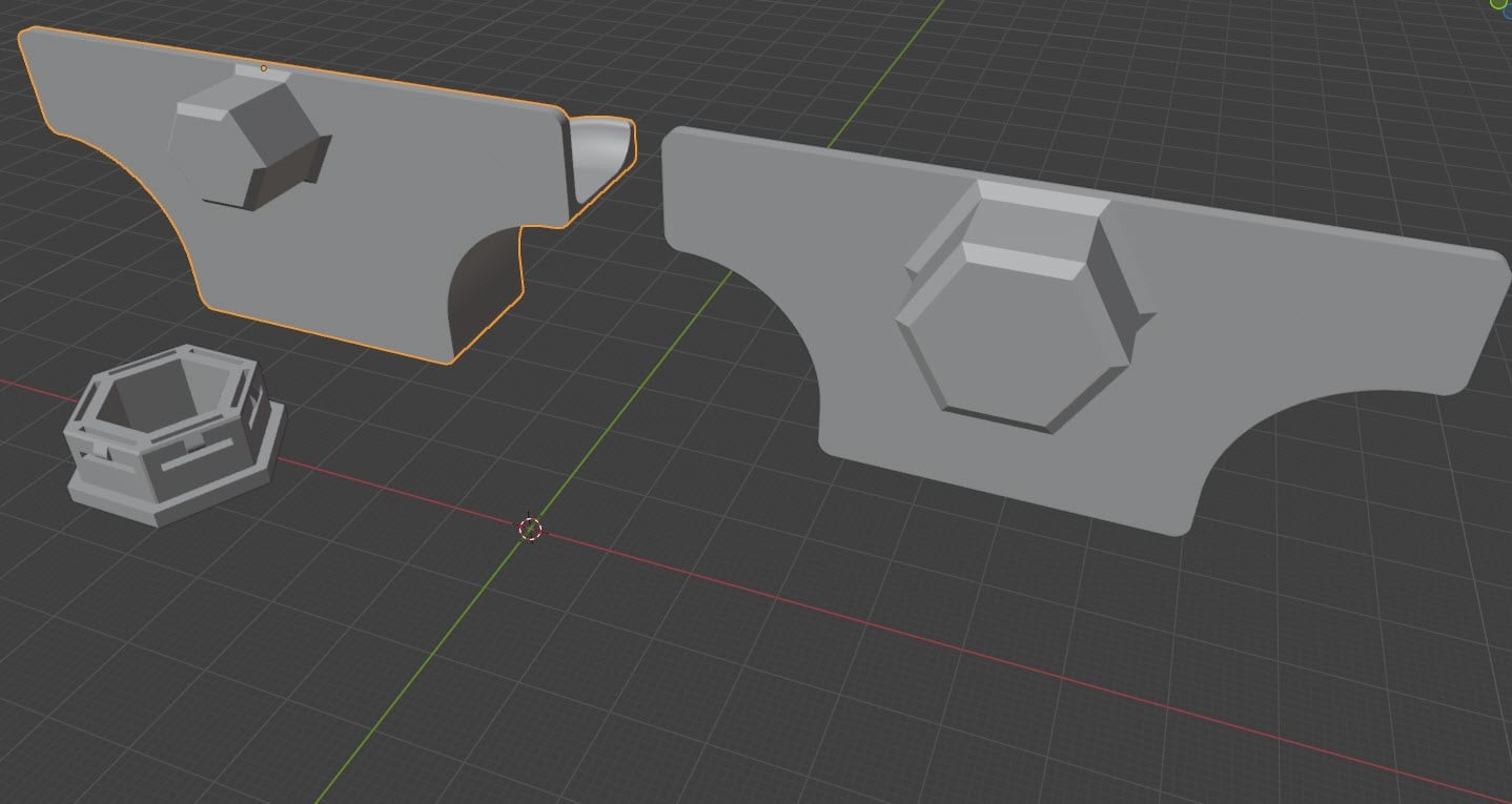 Both HWS Wall mount Film Fixture Tool.3mf 3d model