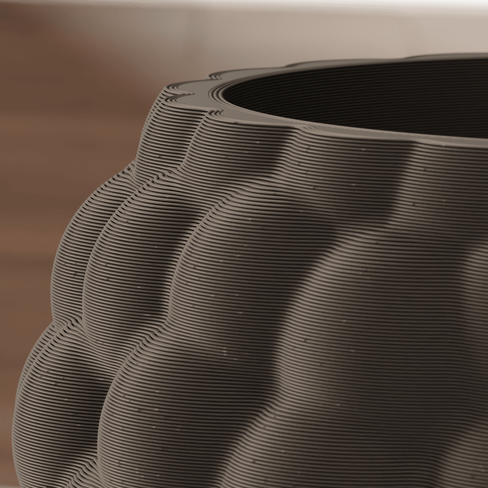 Planter with dripping tray 3d model
