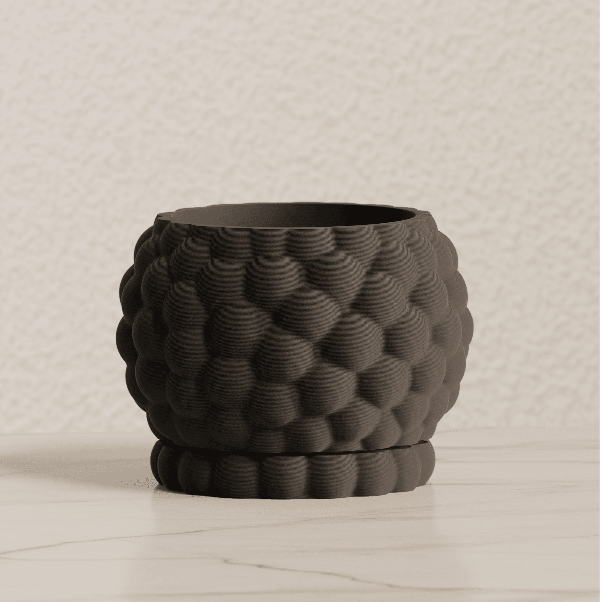 Planter with dripping tray 3d model