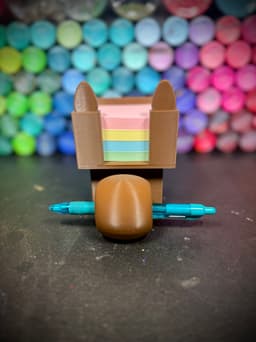 Squarrel Post It Organizer 3d model