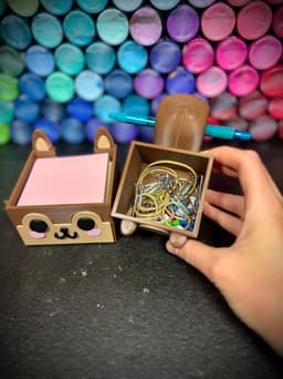 Squarrel Post It Organizer 3d model