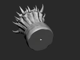 Horror Flower Pot/vase/ worm maw 3d model