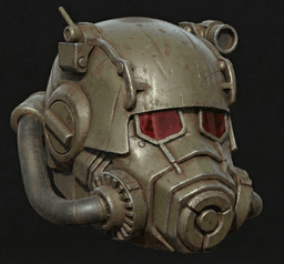 NCR Power Armor Helmet 3d model