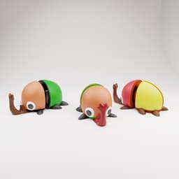 Elephant Beetle (Articulated) 3d model