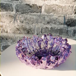 Quarz Crystal Cluster Bowl 3d model
