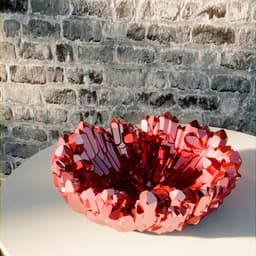 Quarz Crystal Cluster Bowl 3d model