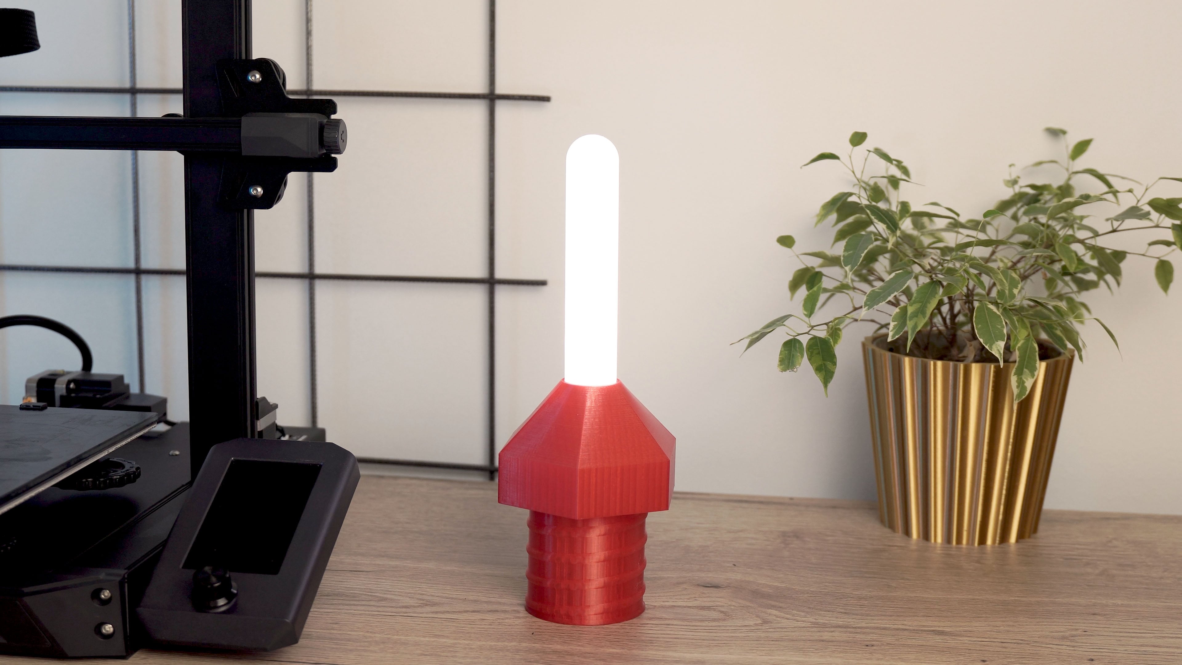 3D Printer Nozzle Lamp 3d model