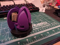 Puzzle egg base with assembly tool 3d model