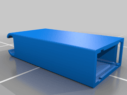 Magazine Battery holder (AAA) 3d model