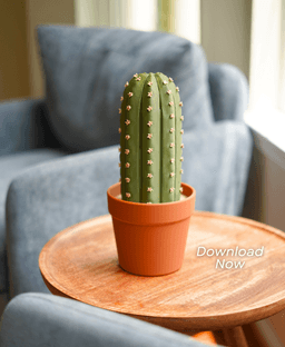CactiChess - Roll up Cactus Chess Set 3d model