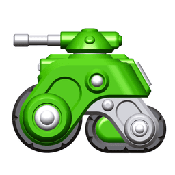 Sci-Fi Chibi Tank FDM Multipart Tabletop Miniature No Paint 3d model