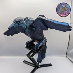 flexi crow print in place 3d model