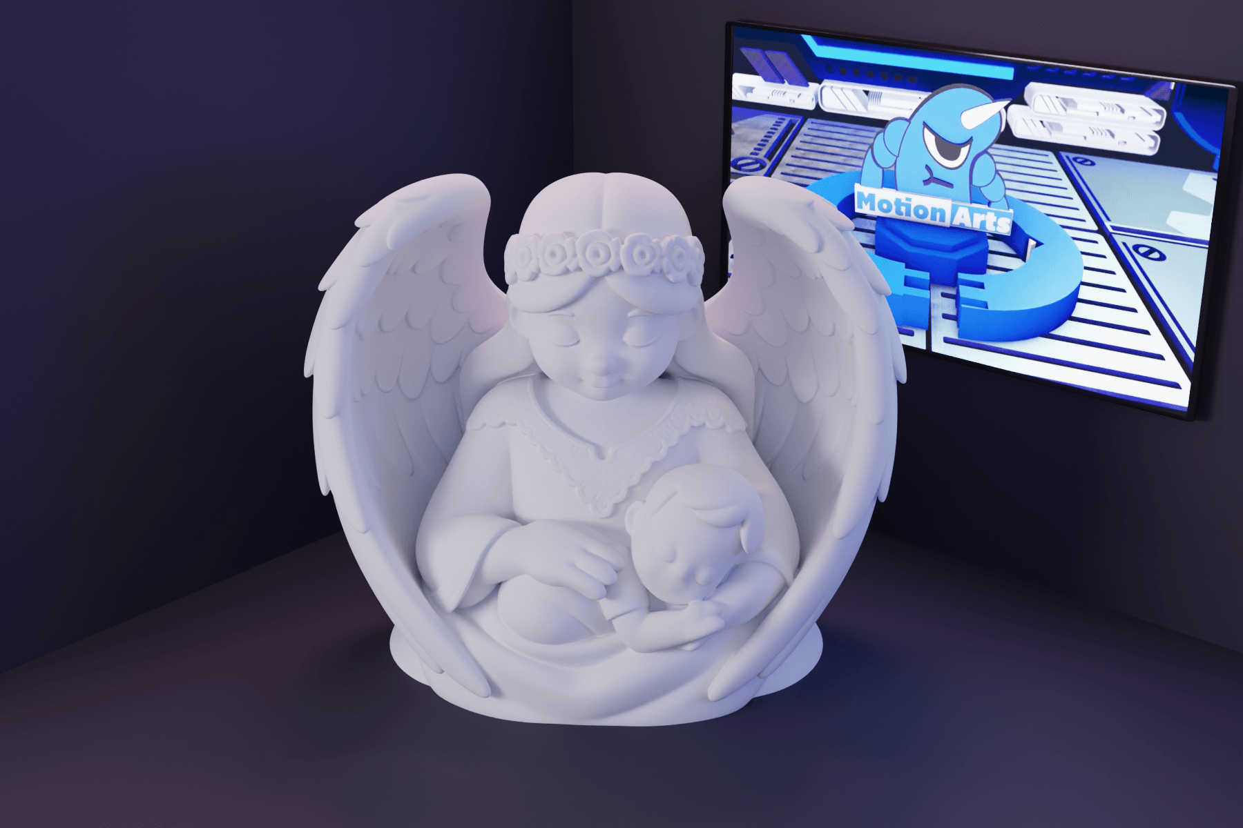 Anjo Cartoon.stl 3d model