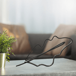 Leaf Line Art, Modern, Minimalist 3d model