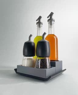 Condiments Tray Caddy Cruet Dressing Holder Organizer 3d model