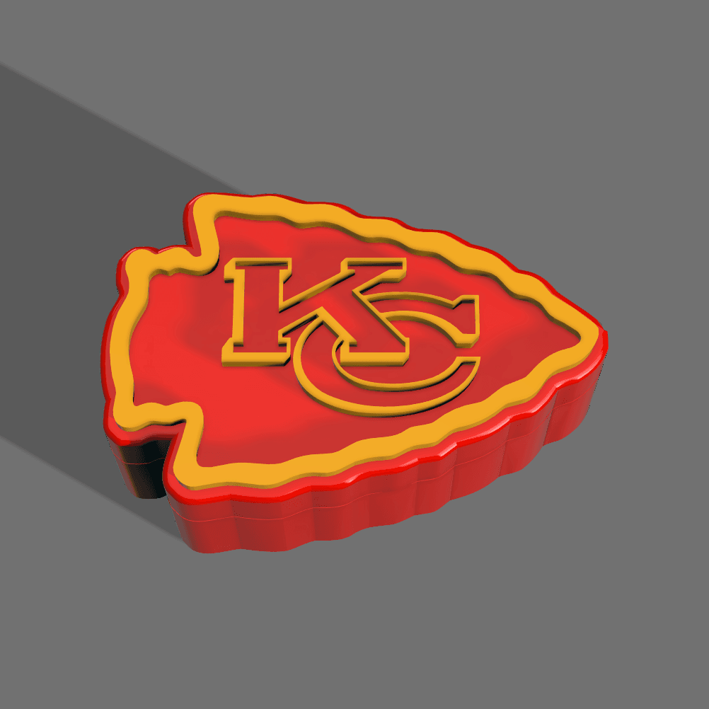 KC Chiefs Box 3d model