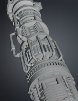 Assembly Lightsaber - Jedi Survivor 3d model