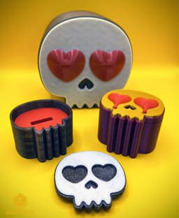 Skully Valentine's Box 3d model