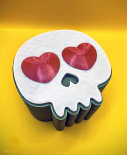 Skully Valentine's Box 3d model