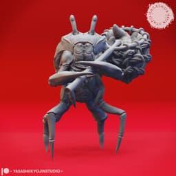 Cast of Crabfolk - Tabletop Miniatures (Pre-Supported) 3d model