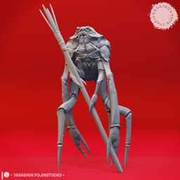 Cast of Crabfolk - Tabletop Miniatures (Pre-Supported) 3d model