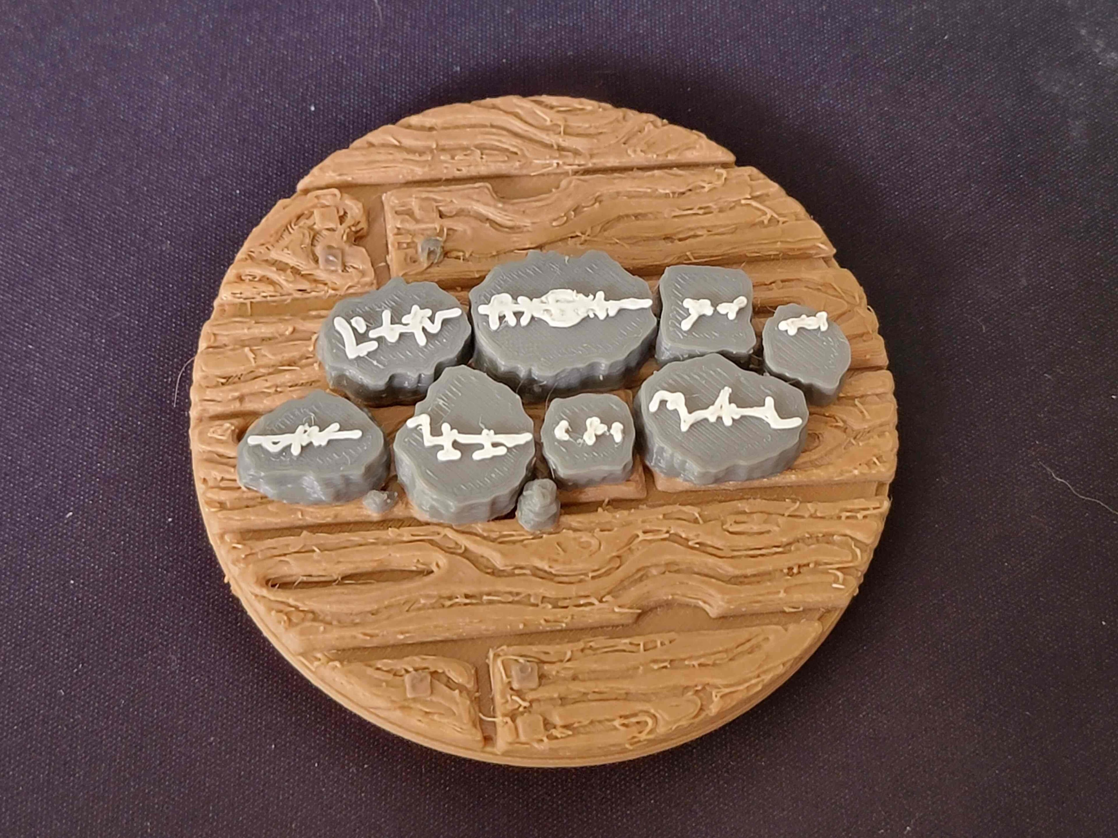 "Try fingers but hole" Elden Ring message stone 3d model