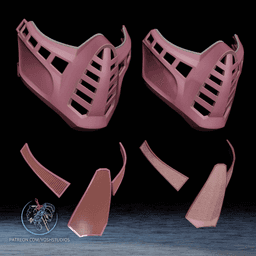 MK Floyd Mask 3D Printer File STL 3d model